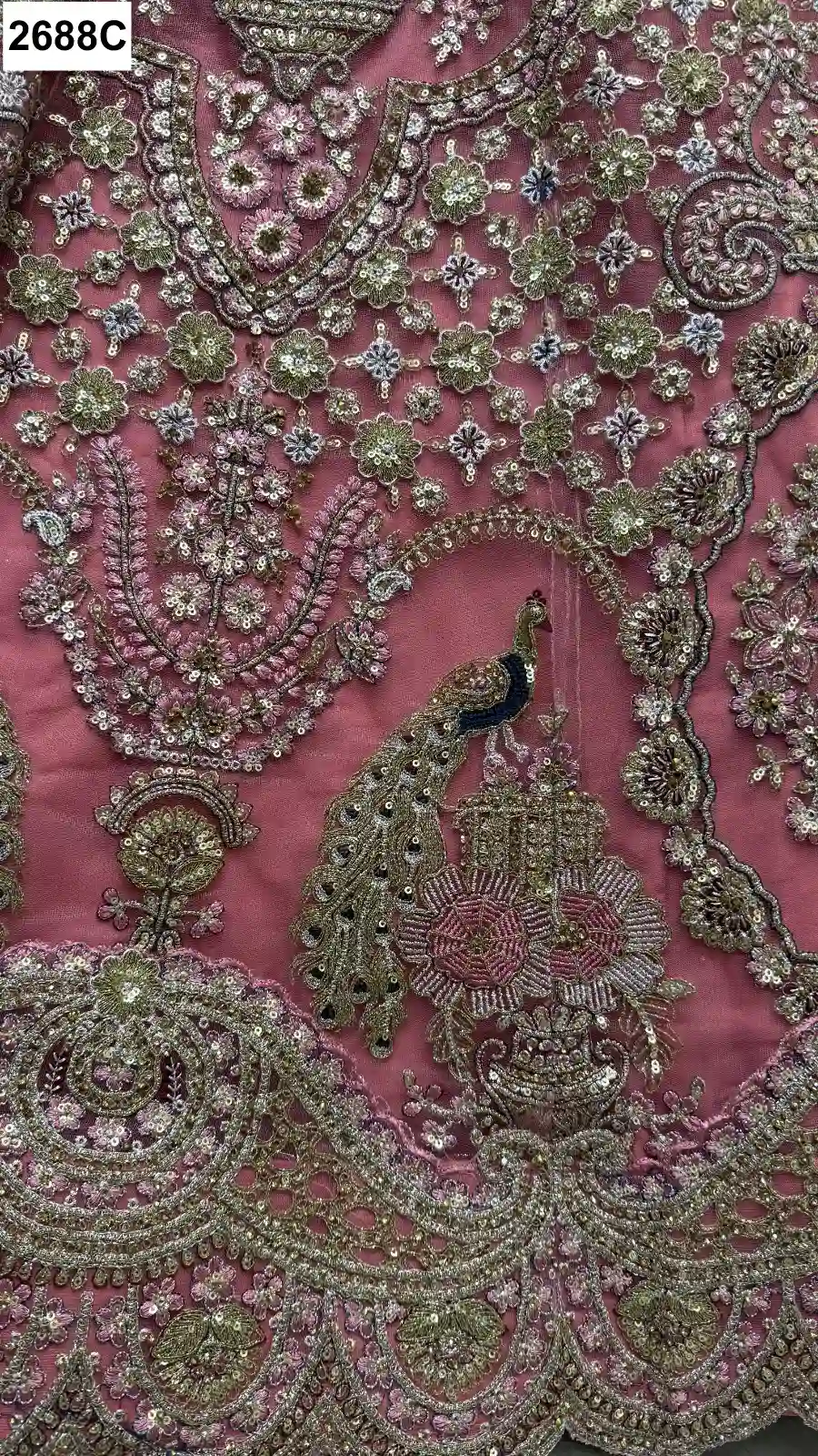 Anjani Art 2688A To 2688C Heavy Net Wholesale Lehenga Catalog — Wholesale Lehenga, MPA wholesale from Surat — Photo 3